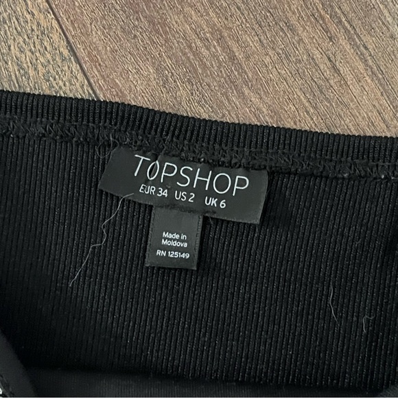 TOPSHOP sequin front bandeau - Picture 3 of 4